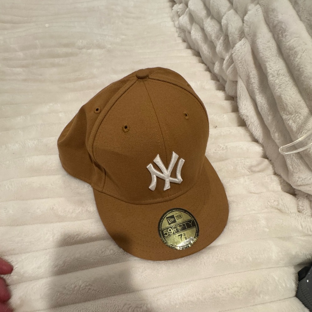 New York Yankees MLB New Era 59FIFTY Fitted Cap HAT 5950 Brown - Picture 5 of 6